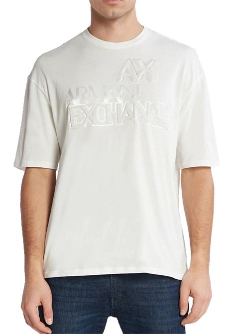 Regular fit jersey T-shirt with prints and appliqués ARMANI EXCHANGE | T-shirt | 3DZTBC ZJ3VZ1116